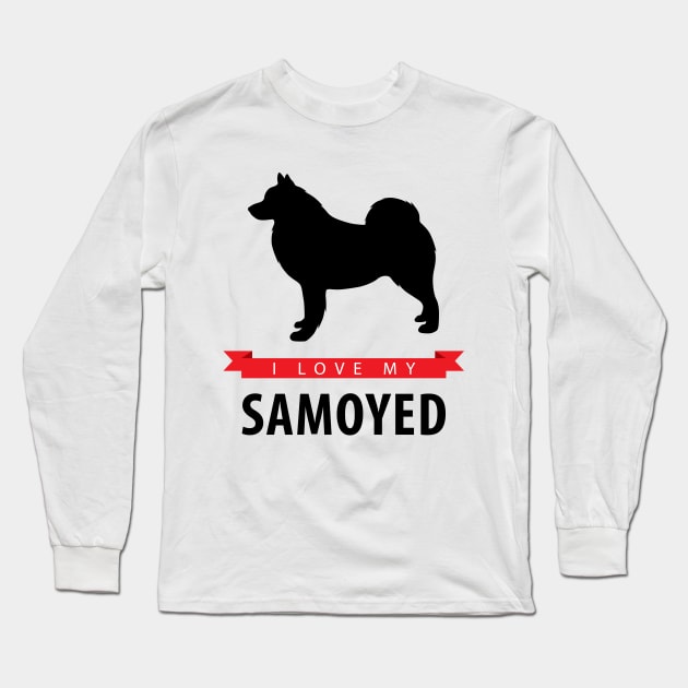 I Love My Samoyed Long Sleeve T-Shirt by millersye